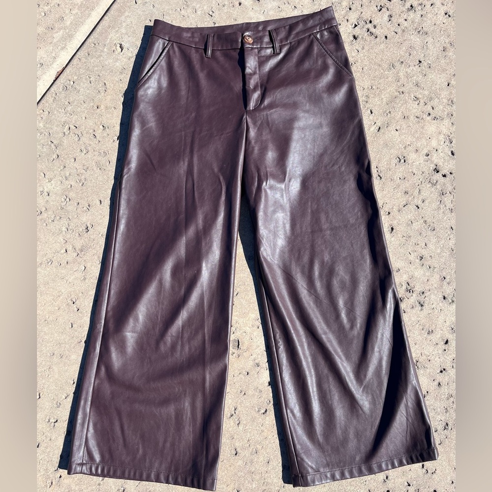 Kut from the Kloth, Meg Wide Leg Faux Leather Pant